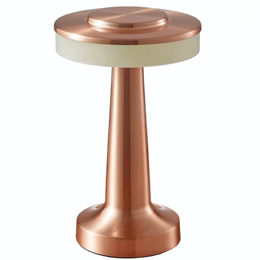 Modern Metall Bordslampa – Dimbart LED med USB-laddning