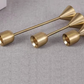Guldfärgade Ljusstakar – 3-pack med Elegant Skandinavisk Design