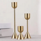 Guldfärgade Ljusstakar – 3-pack med Elegant Skandinavisk Design