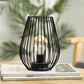 Elegant Metalltråd Bordslampa – Modern Inredning med Varm Belysning